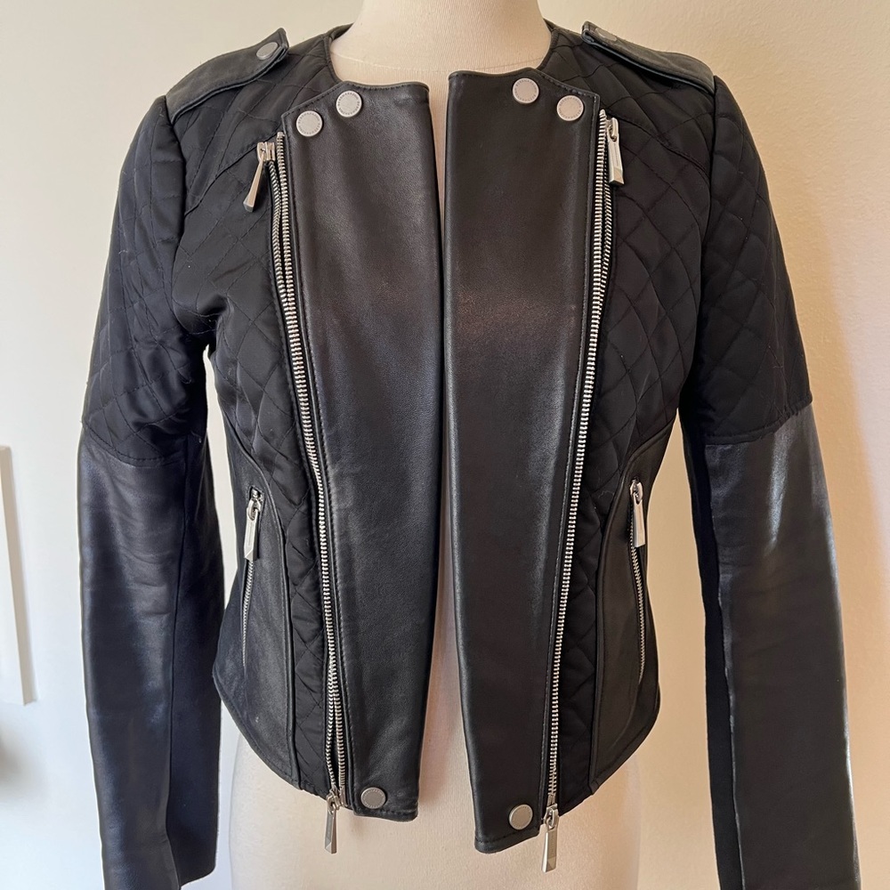 BCBG Maxazria Leather Jacket🖤